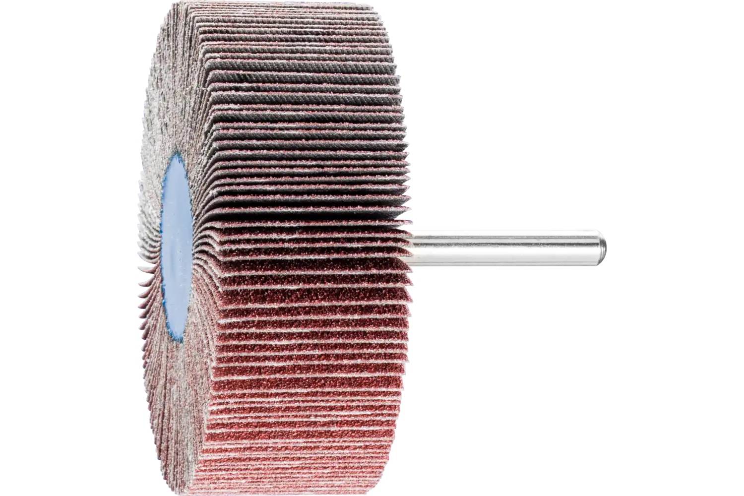 Picture of Pferd Mounted Flap Wheel, 3" X 1, 80 Grit, 1/4" Shank, Ceramic Oxide Co-Cool